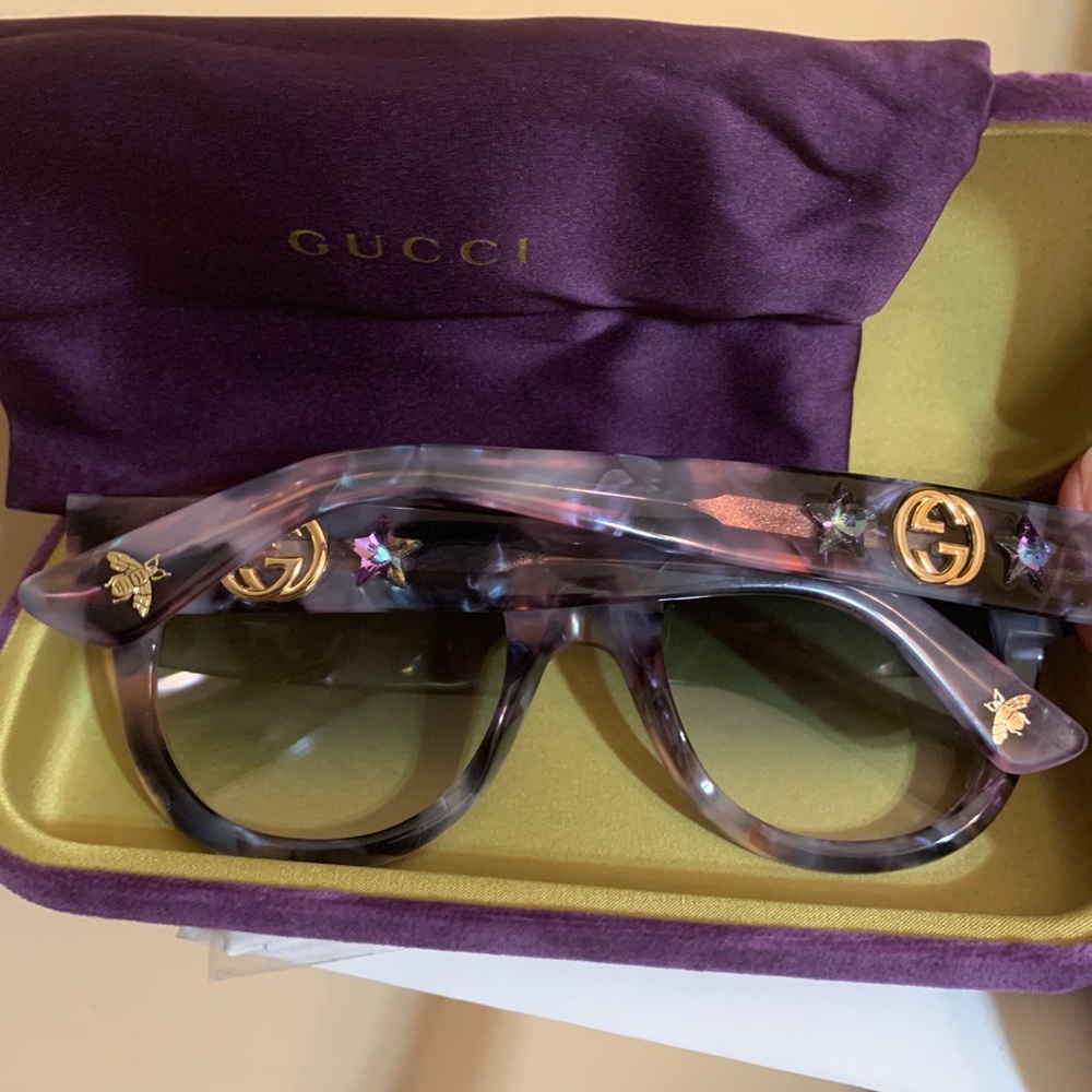 OnHold⛔️Authentic GUCCI 51 Tortoise Crystal Acetat - Picture 4 of 8